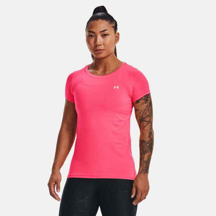 Under Armour Women's HeatGear® Armour Training T-Shirt Under Armour Women's HeatGear® Armour Training T-Shirt image number 0