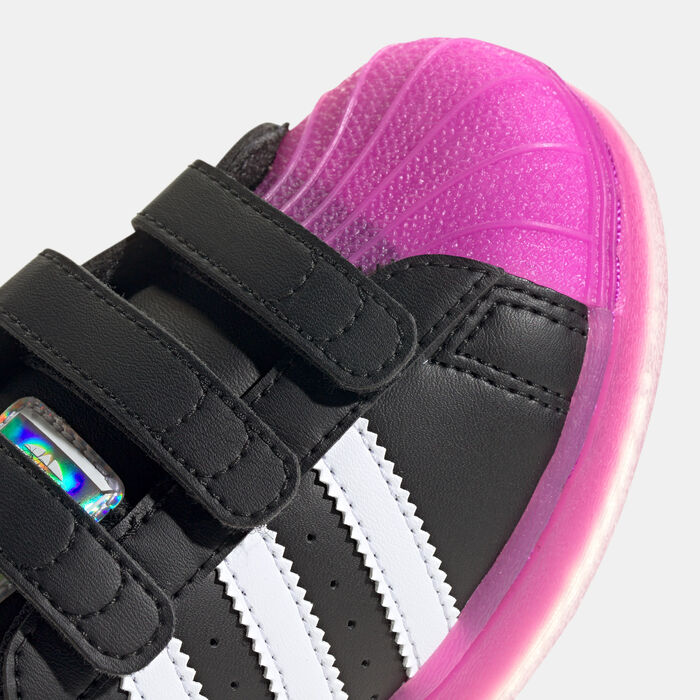 adidas Originals Kids' Superstar LED Lights Shoes Black adidas Originals Kids' Superstar LED Lights Shoes Black image number 5