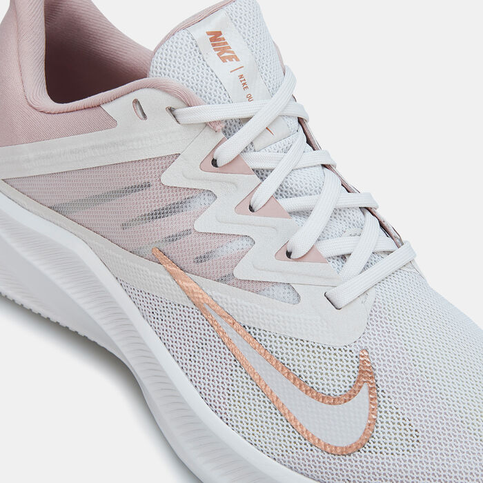 Nike Women's Quest 3 Shoe Grey image number 4