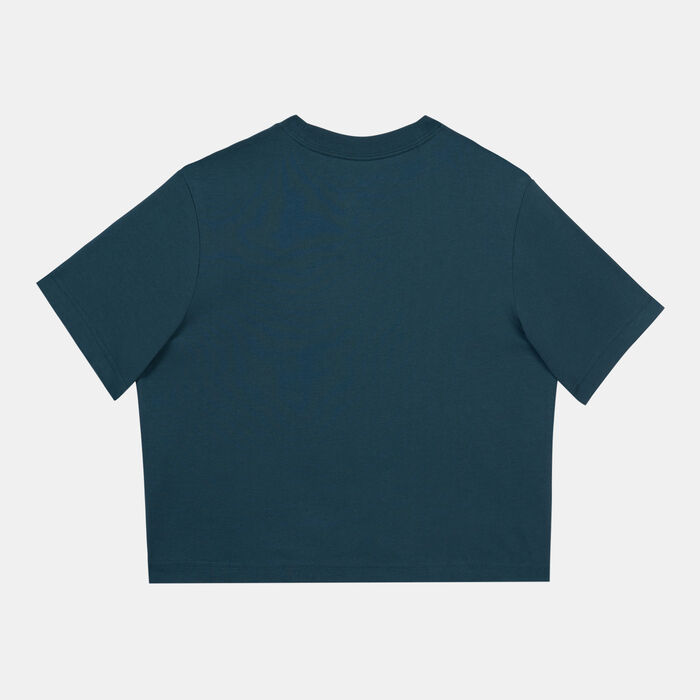 Nike Kids' Sportswear Boxy T-Shirt (Older Kids) Green Nike Kids' Sportswear Boxy T-Shirt (Older Kids) Green image number 1