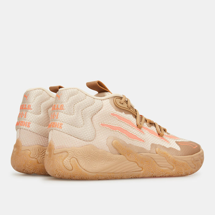 PUMA Men's MB.03 CNY Basketball Shoes Gold PUMA Men's MB.03 CNY Basketball Shoes Gold image number 3