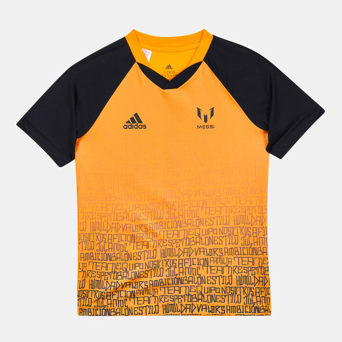adidas Kids' Messi 10 Jersey Orange image number 0
