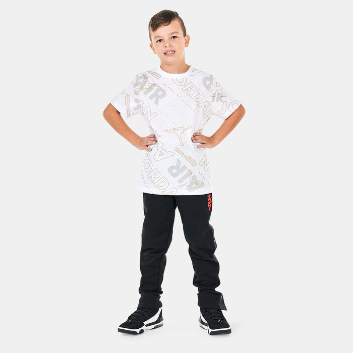 Jordan Kids' Golden Flight Printed T-Shirt White Jordan Kids' Golden Flight Printed T-Shirt White image number 2