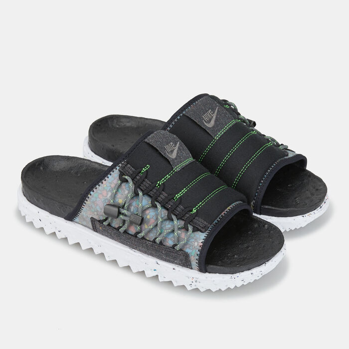 Nike Men's Asuna Crater Slides Black Nike Men's Asuna Crater Slides Black image number 0
