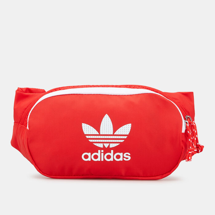 adidas Originals Adicolor Classic Waist Bag Red adidas Originals Adicolor Classic Waist Bag Red image number 0