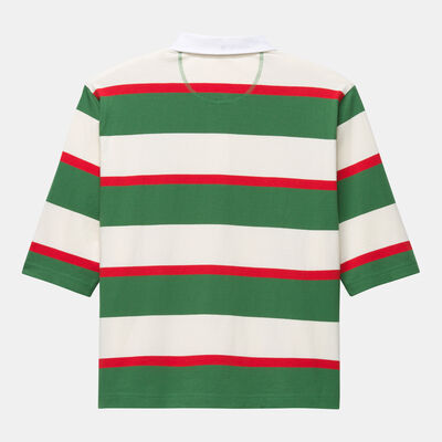 Vans Women's Anaheim Sidewall Polo Shirt Green