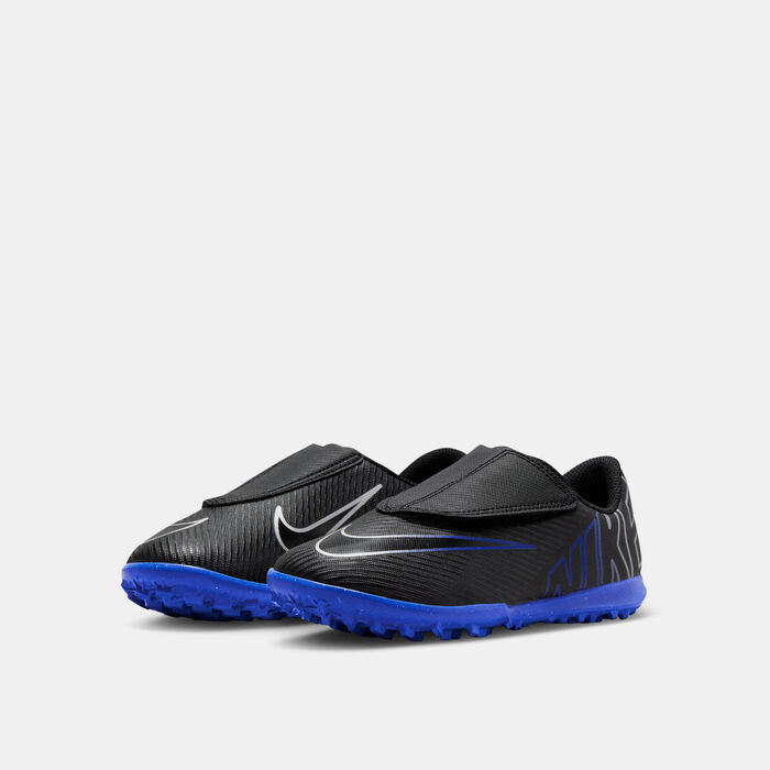 Nike Kids' Mercurial Vapor 15 Club Turf Ground Football Shoe (Younger Kids) Black Nike Kids' Mercurial Vapor 15 Club Turf Ground Football Shoe (Younger Kids) Black image number 1