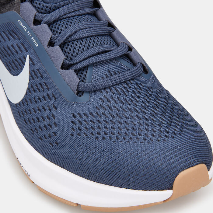 Nike Men's Air Zoom Structure 24 Running Shoe Blue Nike Men's Air Zoom Structure 24 Running Shoe Blue image number 4