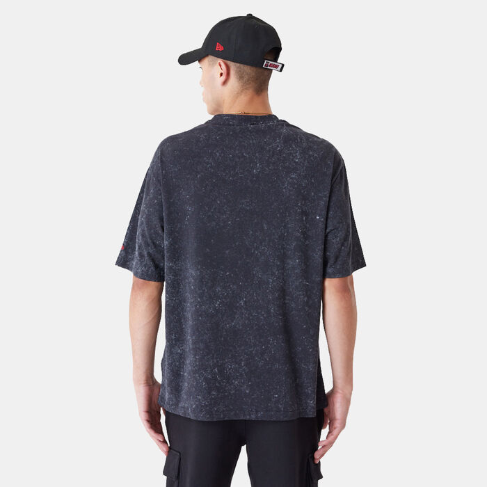 New Era NBA Miami Heat Washed T-Shirt Black New Era NBA Miami Heat Washed T-Shirt Black image number 1