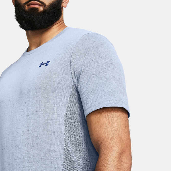 Under Armour Men's Vanish Seamless T-Shirt Blue Under Armour Men's Vanish Seamless T-Shirt Blue image number 2