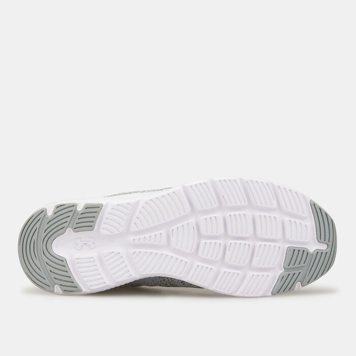 Under Armour Men's UA Charged Impulse 3 Knit Running Shoe Grey image number 4