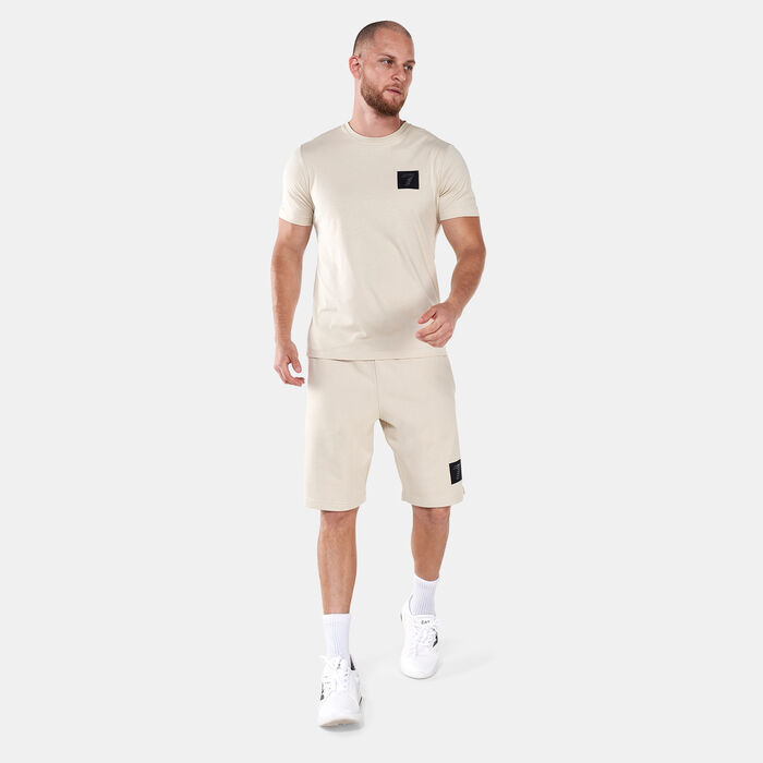 EA7 Emporio Armani Men's 7 Senses T-Shirt Beige EA7 Emporio Armani Men's 7 Senses T-Shirt Beige image number 2