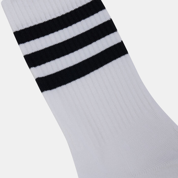 adidas 3-Stripes Cushioned Crew Socks (3 Pack) White adidas 3-Stripes Cushioned Crew Socks (3 Pack) White image number 1