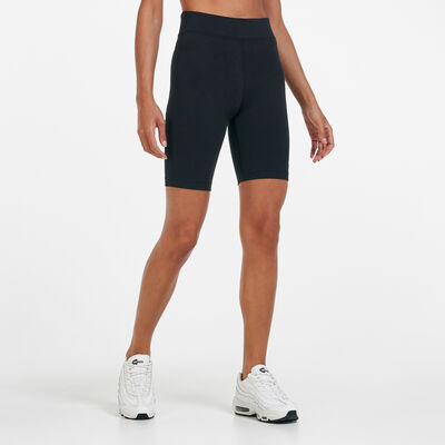 Nike Women's Sportswear Essential Mid-Rise Biker Shorts Black