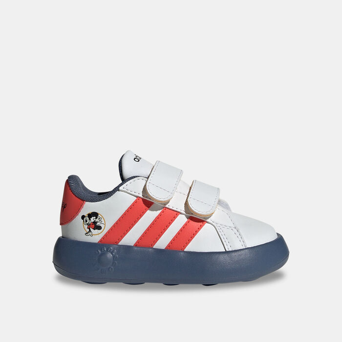 adidas Kids' x Disney Mickey and Friends Grand Court 2.0 Shoes White image number 0