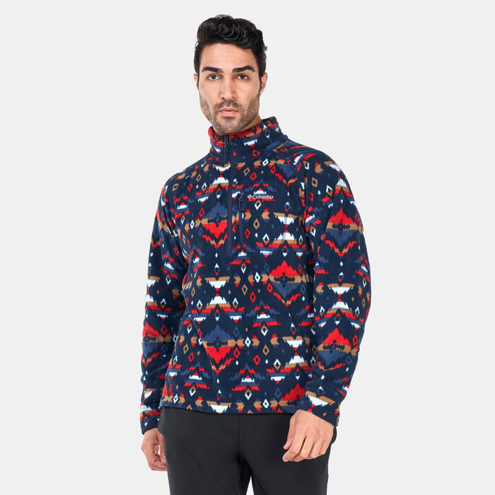 Columbia Men's Fast Trek™ Printed Sweatshirt Blue Columbia Men's Fast Trek™ Printed Sweatshirt Blue image number 0