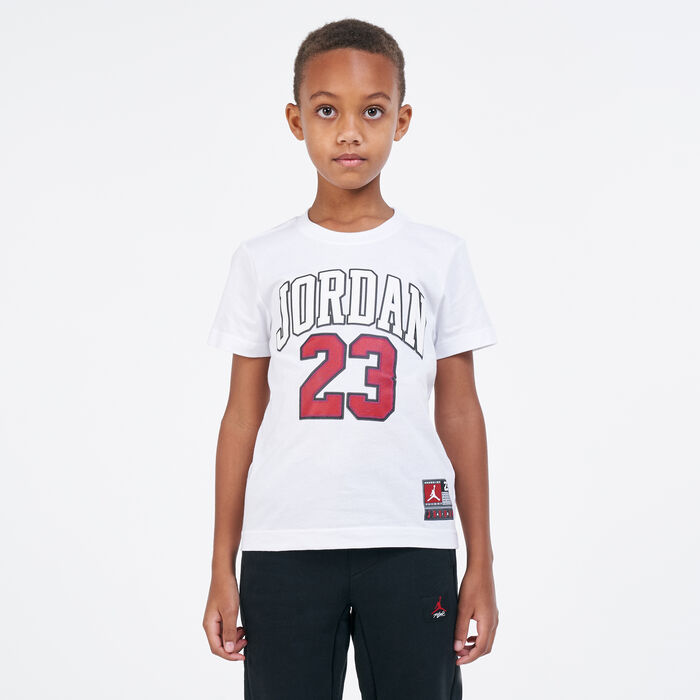 Jordan Kids' Practice Flight T-Shirt (Younger Kids) White Jordan Kids' Practice Flight T-Shirt (Younger Kids) White image number 0