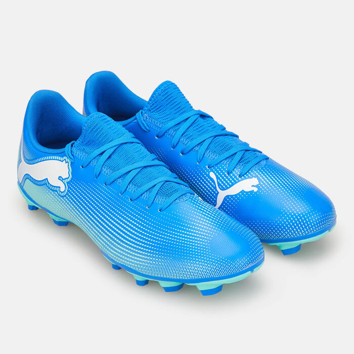 PUMA Men's FUTURE 7 PLAY Multi-Ground Football Shoes Blue PUMA Men's FUTURE 7 PLAY Multi-Ground Football Shoes Blue image number 1