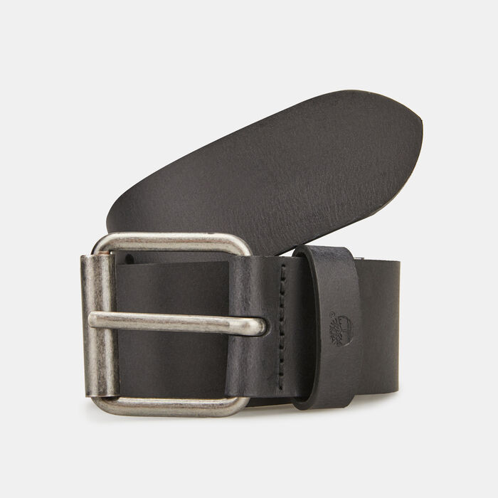 Timberland Men's Leather Belt Black image number 0