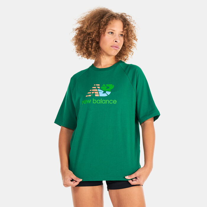 New Balance Women's Athletics Kim Van Vuuren T-Shirt Black New Balance Women's Athletics Kim Van Vuuren T-Shirt Black image number 0