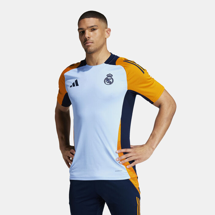 adidas Men's Real Madrid Tiro 24 Competition Training Football Top Blue adidas Men's Real Madrid Tiro 24 Competition Training Football Top Blue image number 0