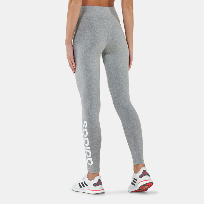 adidas Women's High-Rise Leggings Grey adidas Women's High-Rise Leggings Grey image number 1