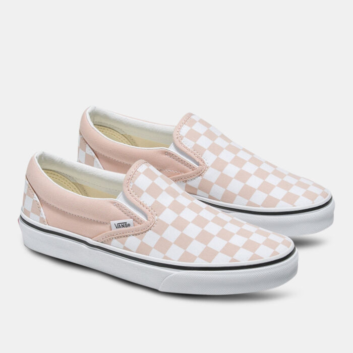 Vans Women's Classic Slip-On Shoes Pink image number 1