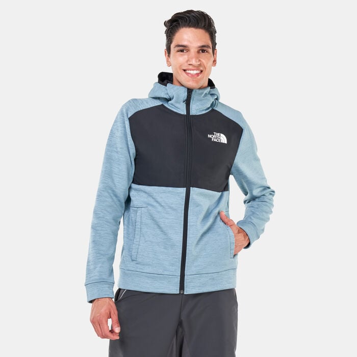 The North Face Men's Mountain Athletics Full Zip Fleece Jacket Blue The North Face Men's Mountain Athletics Full Zip Fleece Jacket Blue image number 0