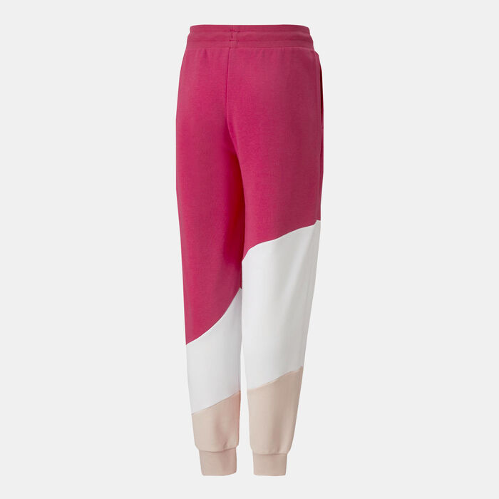 PUMA Kids' POWER Cat High-Waisted Pants Pink PUMA Kids' POWER Cat High-Waisted Pants Pink image number 1