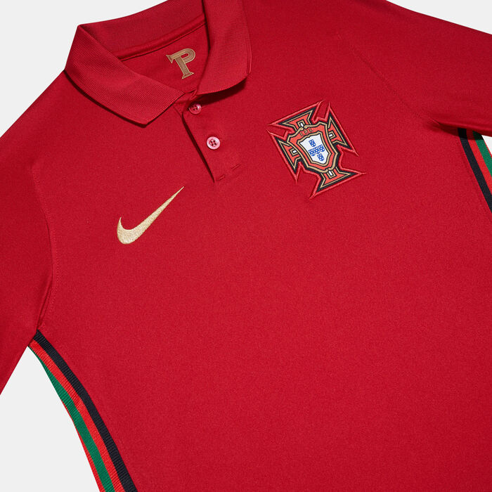 Nike Kids' Portugal 2020 Stadium Home Jersey (Older Kids) Red Nike Kids' Portugal 2020 Stadium Home Jersey (Older Kids) Red image number 2