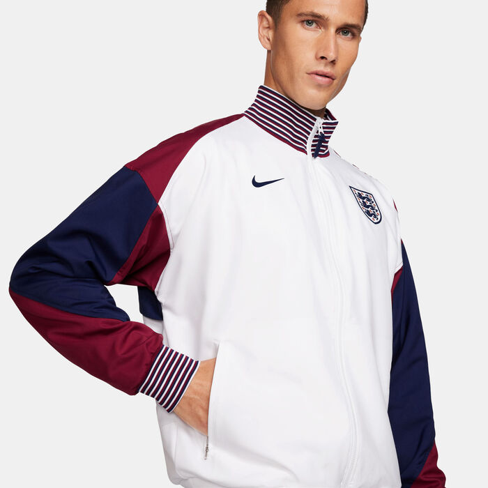 Nike Men's England Strike Dri-FIT Home Football Jacket White Nike Men's England Strike Dri-FIT Home Football Jacket White image number 2