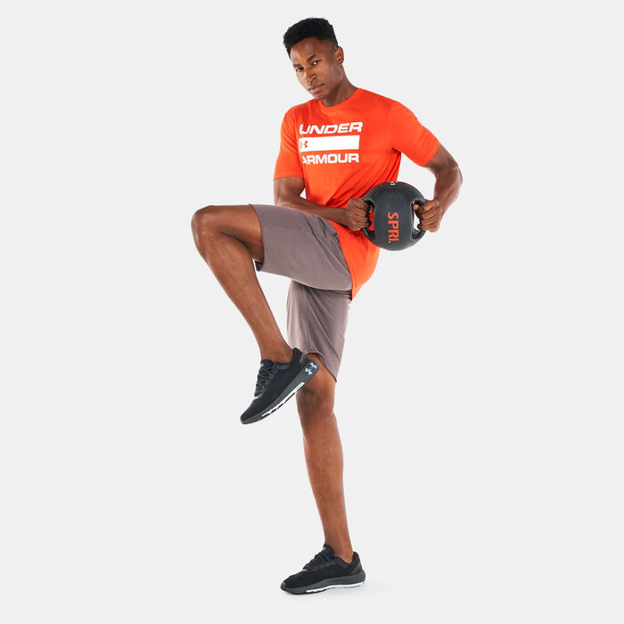 Under Armour Men's Rival Terry Shorts Grey image number 2