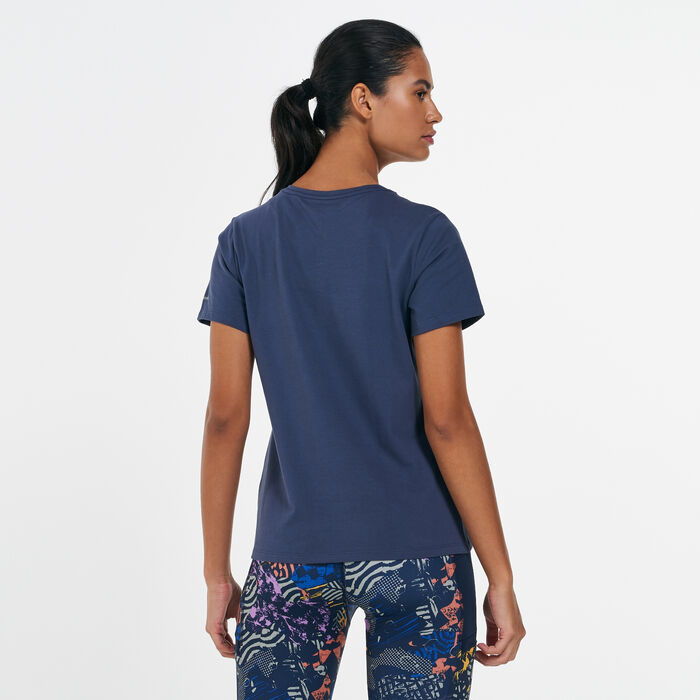 Columbia Women's Alpine Way™ Screen T-Shirt Blue Columbia Women's Alpine Way™ Screen T-Shirt Blue image number 1