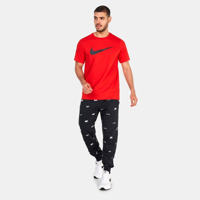 Nike Men's Sportswear Swoosh T-Shirt Red Nike Men's Sportswear Swoosh T-Shirt Red image number 2