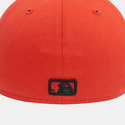 New Era Men's MLB New York Yankees League Essential 39THIRTY Cap Orange