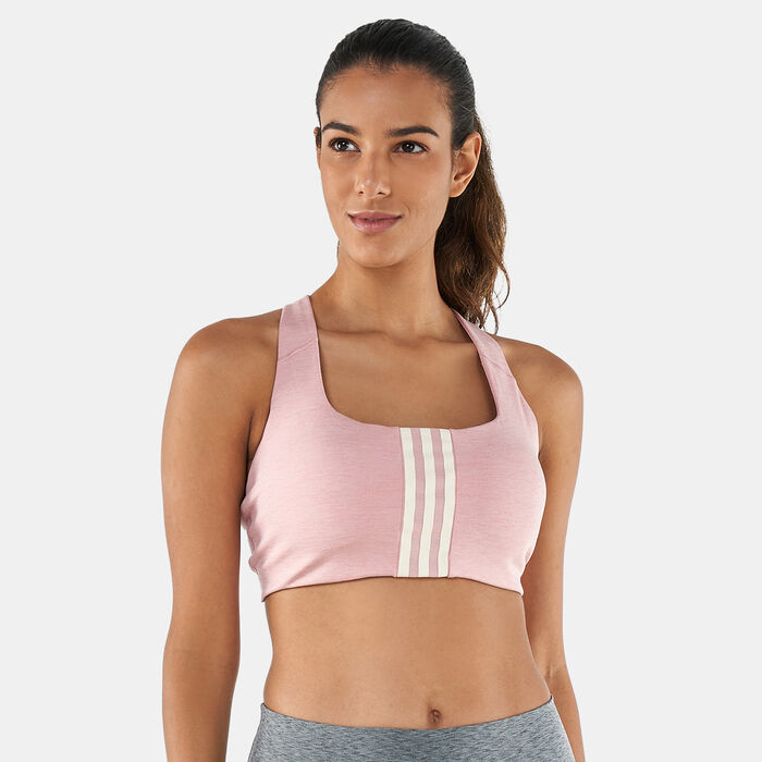 adidas Women's PowerImpact Training Medium-Support Sports Bra Pink adidas Women's PowerImpact Training Medium-Support Sports Bra Pink image number 0