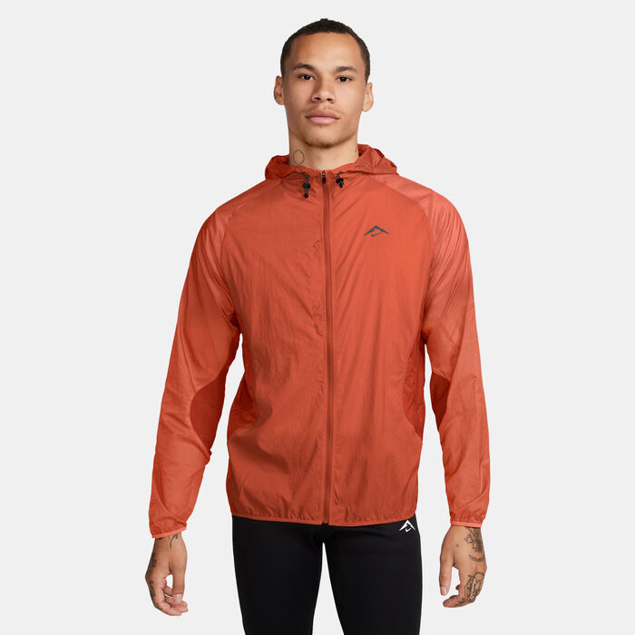 Nike Men's Aireez Trail Running Jacket Orange Nike Men's Aireez Trail Running Jacket Orange image number 0