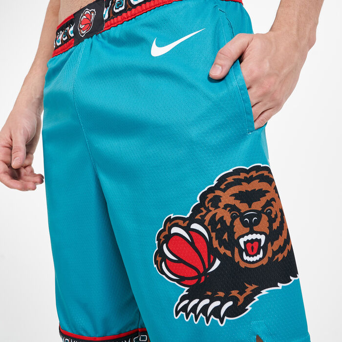Nike Men's NBA Memphis Grizzlies Classic Edition Swingman Shorts Green Nike Men's NBA Memphis Grizzlies Classic Edition Swingman Shorts Green image number 3