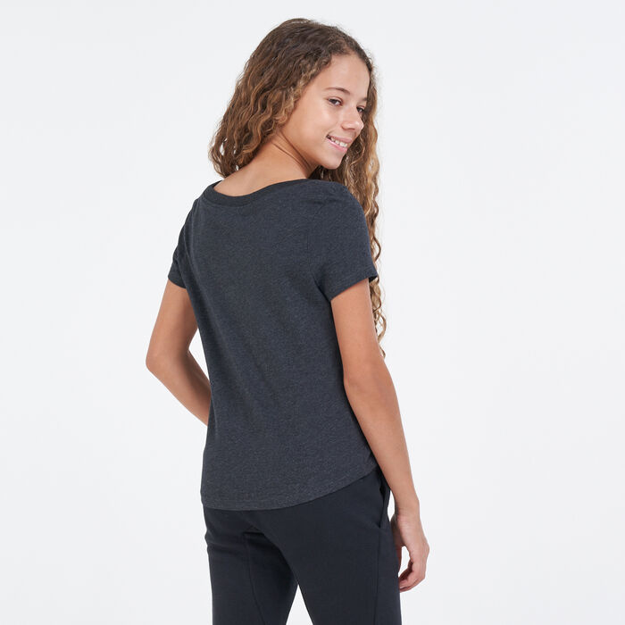 Nike Kids' Sportswear Scoop Shine T-Shirt Black Nike Kids' Sportswear Scoop Shine T-Shirt Black image number 1