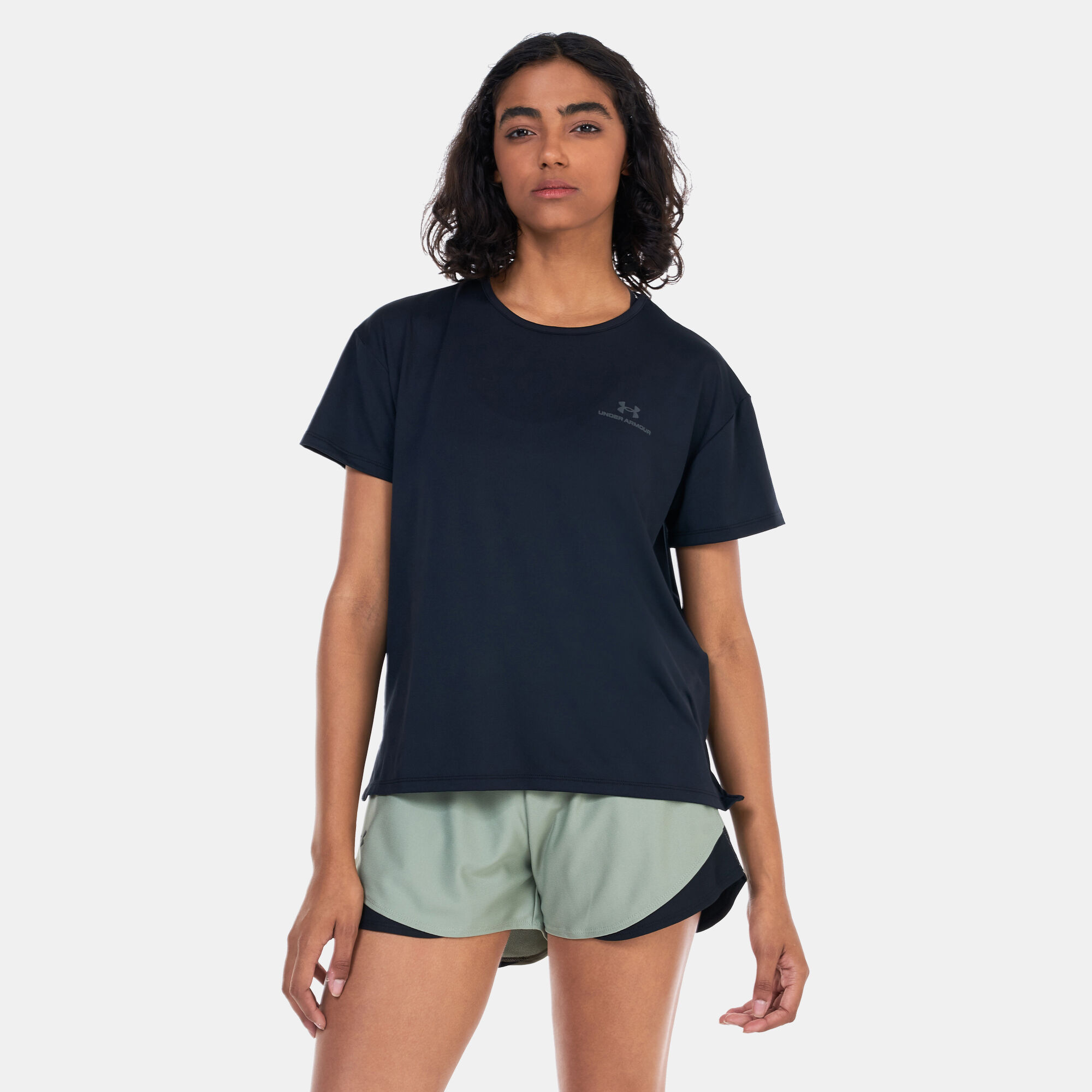 Women s UA RUSH Energy 2.0 Training T Shirt Black Under Armour in Qatar SSS