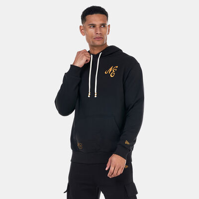 New Era Men's Script Logo Hoodie Black