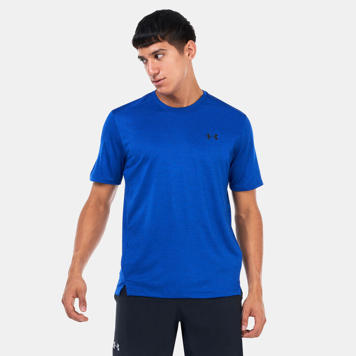 Under Armour Men's UA Tech Vent Training T-Shirt Blue Under Armour Men's UA Tech Vent Training T-Shirt Blue image number 0