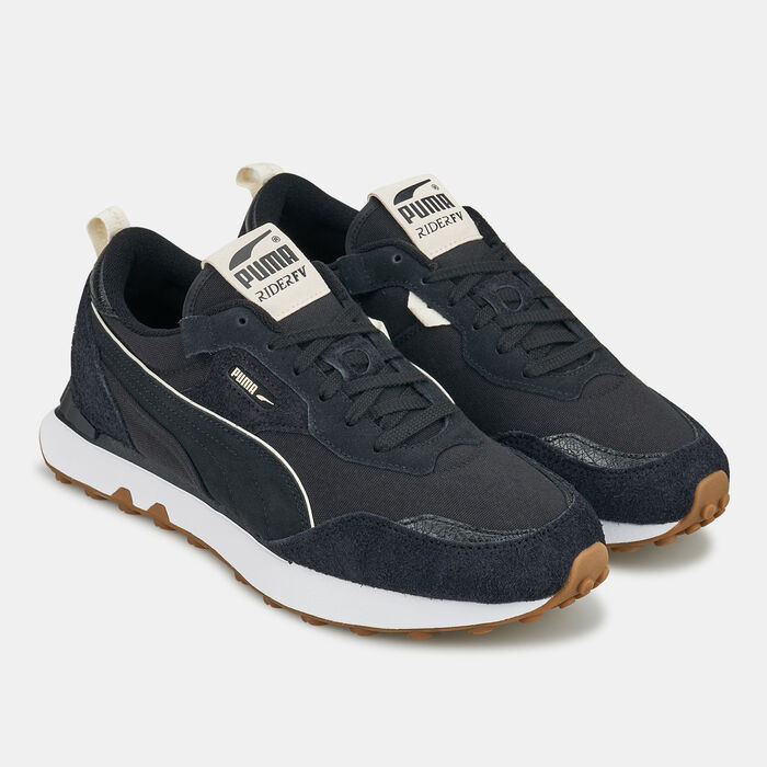 PUMA Men's Rider FV Worn Out Shoe Black PUMA Men's Rider FV Worn Out Shoe Black image number 1