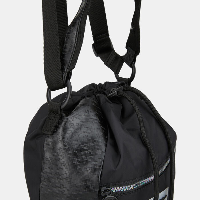 PUMA Women's Prime Time Bucket Bag Black PUMA Women's Prime Time Bucket Bag Black image number 3