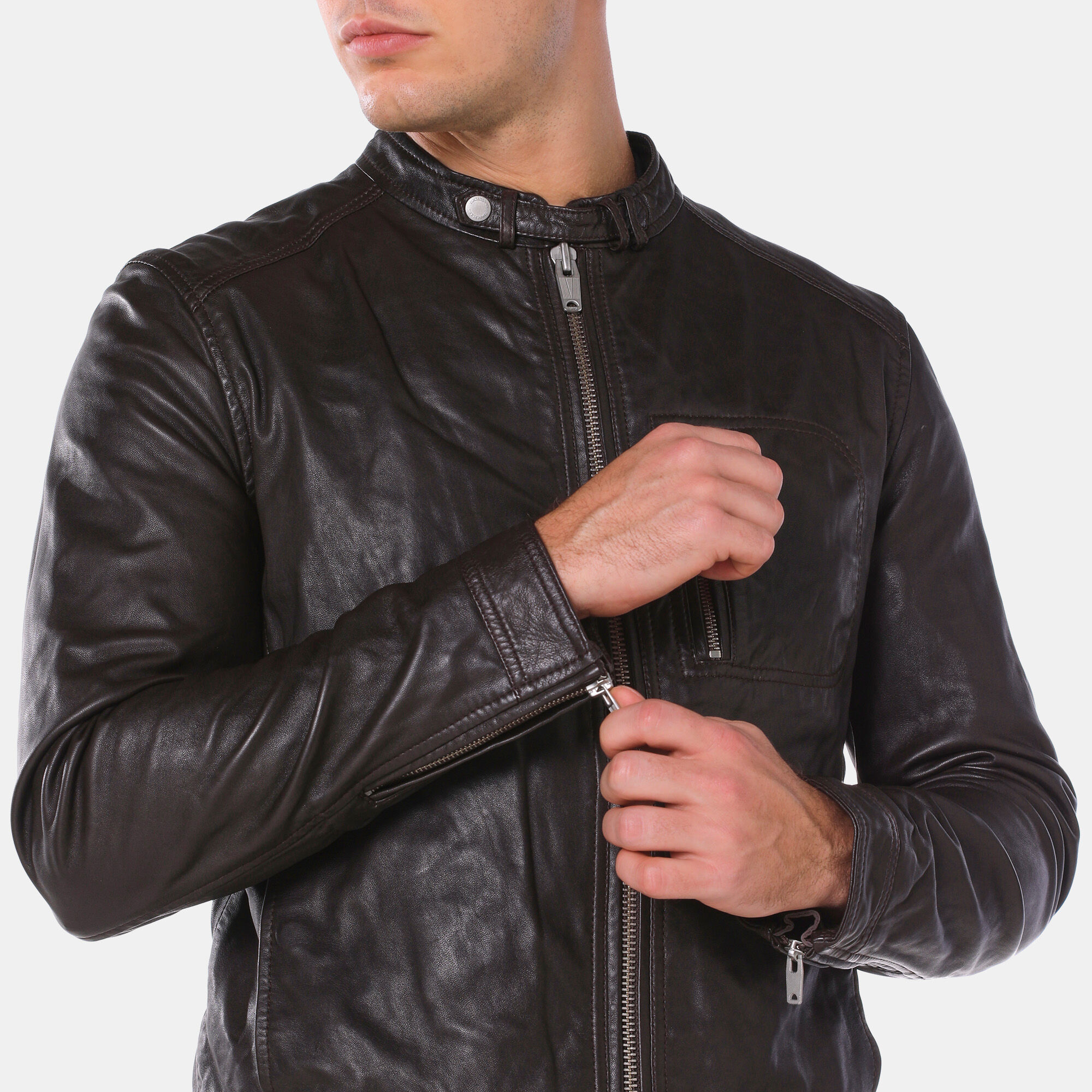 Timberland kinsman sale leather jacket