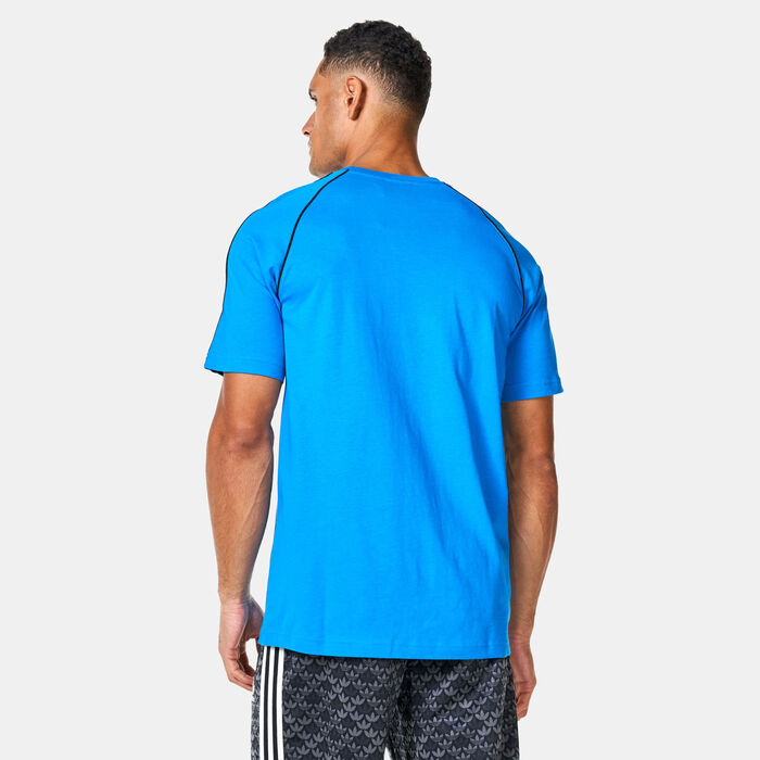 adidas Originals Men's SST T-Shirt Blue adidas Originals Men's SST T-Shirt Blue image number 1