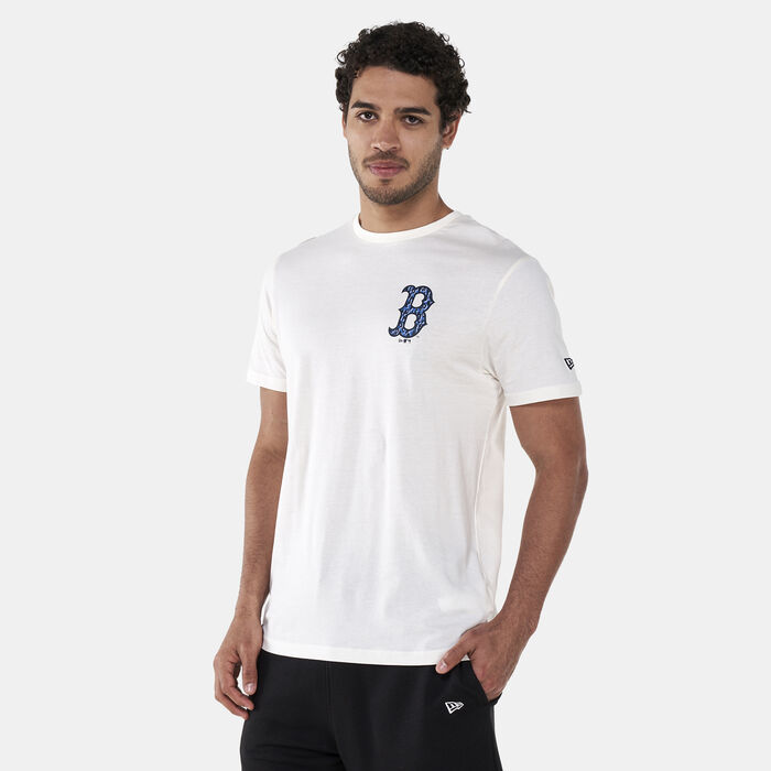 New Era Men's Boston Red Sox Logo MLB Seasonal T-Shirt White image number 0