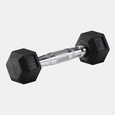 Body Sculpture Hex Rubber Dumbbells (Pair of 1kg) Multi Body Sculpture Hex Rubber Dumbbells (Pair of 1kg) Multi