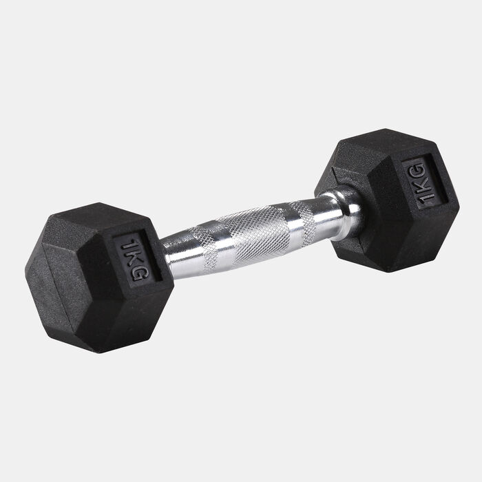 Body Sculpture Hex Rubber Dumbbells (Pair of 1kg) Multi Body Sculpture Hex Rubber Dumbbells (Pair of 1kg) Multi image number 0