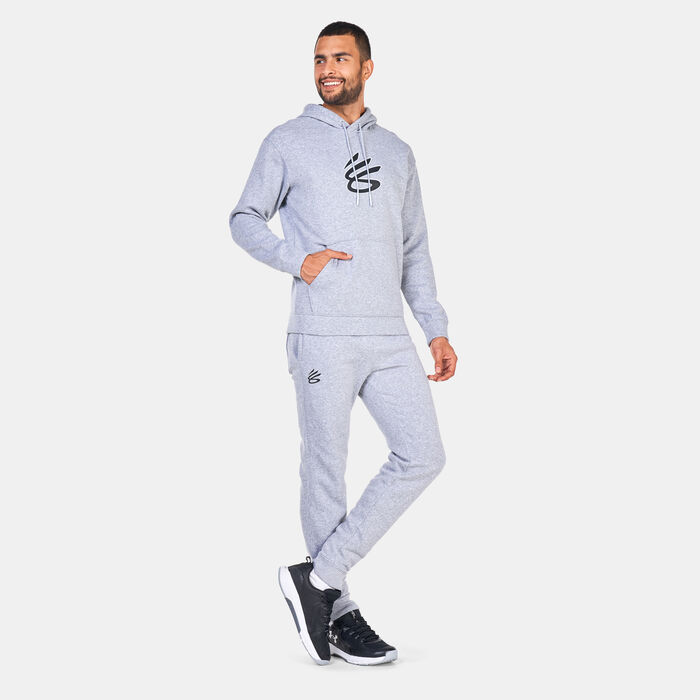 Under Armour Men's Curry Big Splash Hoodie Grey Under Armour Men's Curry Big Splash Hoodie Grey image number 2